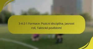 3-4-2-1 Formace: Pozicní disciplína, Jasnost rolí, Taktické povědomí