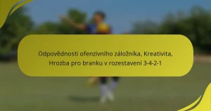 Odpovědnosti ofenzivního záložníka, Kreativita, Hrozba pro branku v rozestavení 3-4-2-1
